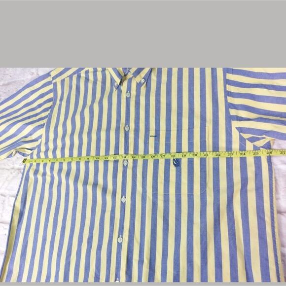 COPY - Nautica men's button front blue yellow shi… - Picture 2 of 7